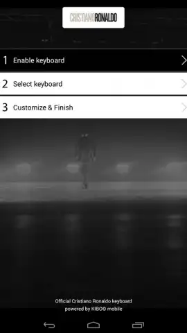 Cristiano Ronaldo Official Keyboard скриншот 7