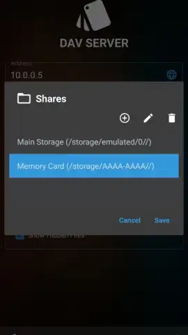 WebDav Server скриншот 2