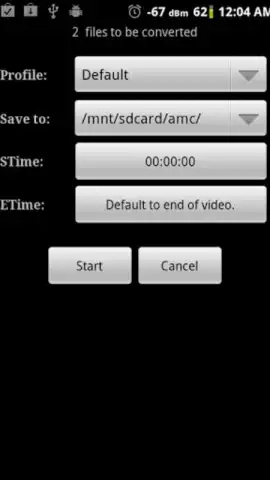 Video Converter Android скриншот 2