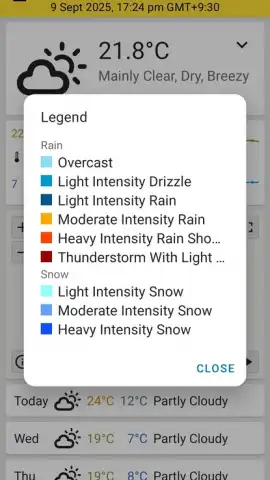 VelocityWeather скриншот 1