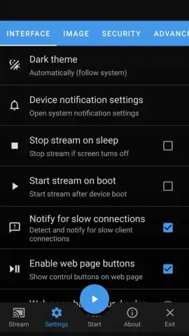 Screen Stream over HTTP скриншот 3